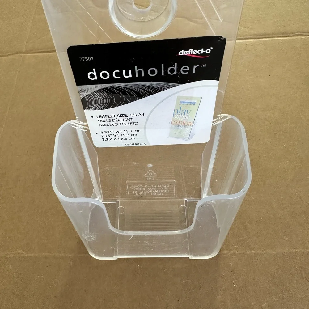 Transparent Document Holder